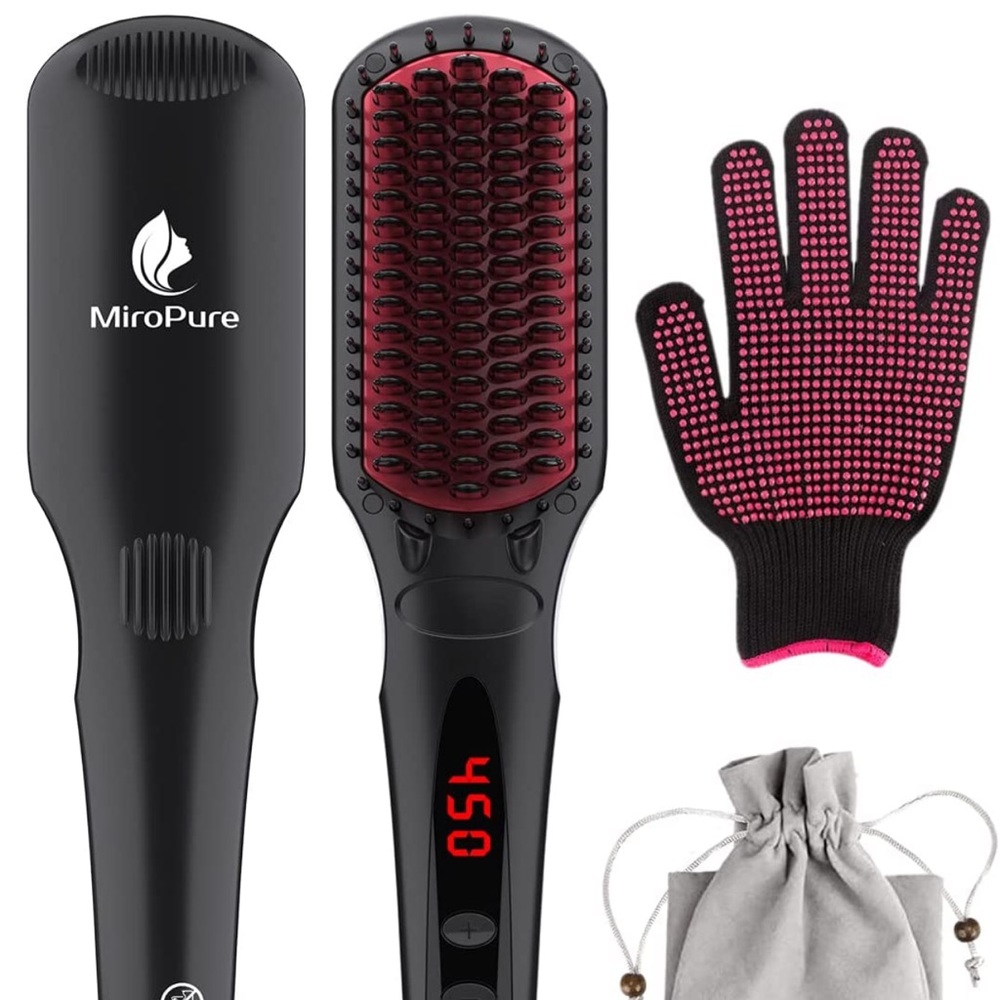 NEW MicroPure Enhanced Hair Straightener Brush